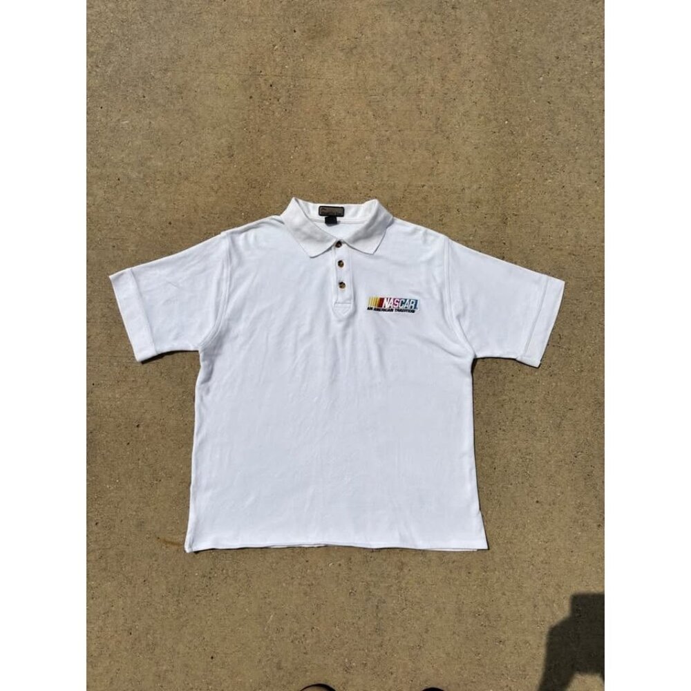 Vintage NASCAR Racing Golf Shirt / Polo button up